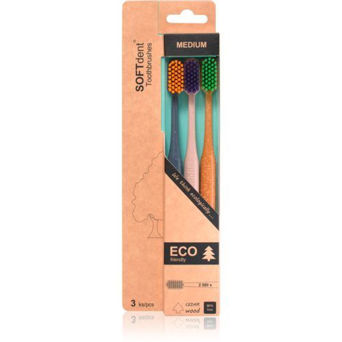 ECO Medium cepillo de dientes 3 ud - SOFTdent - Modalova