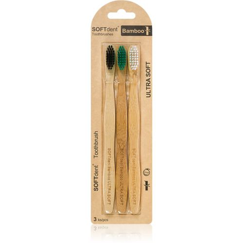 Bamboo Ultra Soft - 3 pack Bambus-Zahnbürste 3 St - SOFTdent - Modalova