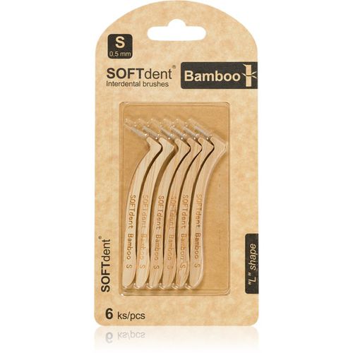 Bamboo Interdental Brushes scovolini interdentali di bambù 0,5 mm 6 pz - SOFTdent - Modalova