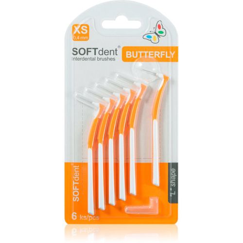 Butterfly XS Zahnbürste für die Zahnzwischenräume 0,4 mm 6 St - SOFTdent - Modalova