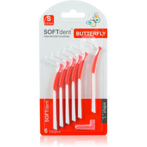 Butterfly S Zahnbürste für die Zahnzwischenräume 0,5 mm 6 St - SOFTdent - Modalova