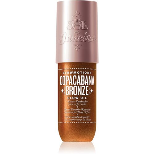 GlowMotions Copacabana Bronze aceite para dar brillo para el cuerpo 75 ml - Sol de Janeiro - Modalova