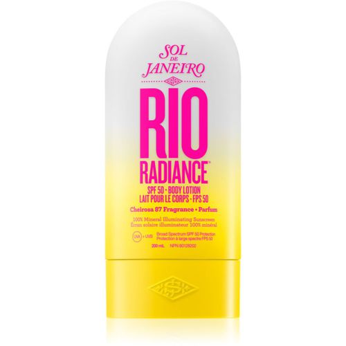 Rio Radiance leche hidratnte iluminadora para proteger la piel SPF 50 200 ml - Sol de Janeiro - Modalova