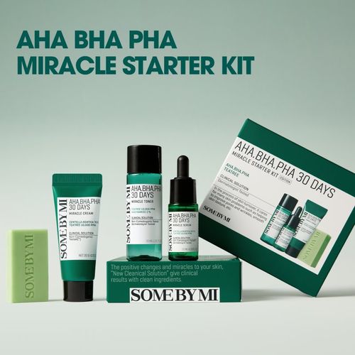 AHA∙BHA∙PHA 30 Days Miracle Starter Kit set para pieles problemáticas y con acné - Some By Mi - Modalova