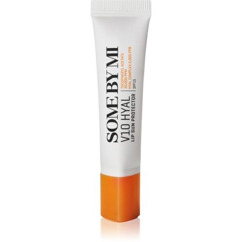 V10 Hyal Lip Protector bálsamo protector labial SPF 15 tono Transparent 7 ml - Some By Mi - Modalova