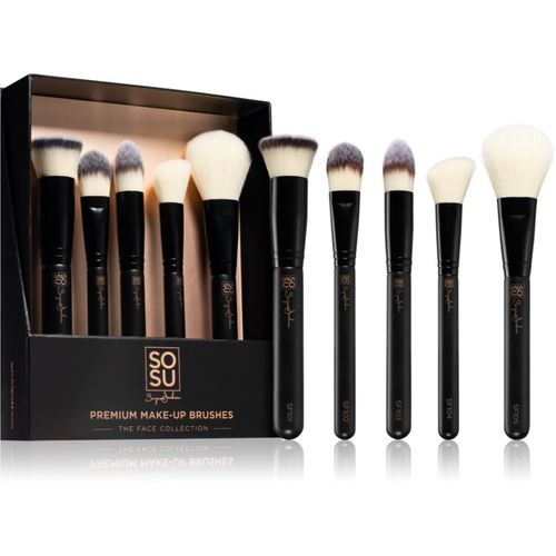 Premium Brushes The Face Collection Pinselset für einen perfekten Look 5 St - SOSU Cosmetics - Modalova