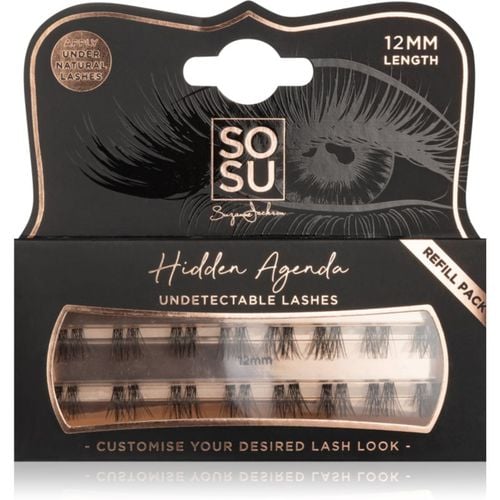 Hidden Agenda Undetectable Lashes ciglia finte monociuffo senza nodo 12 mm - SOSU Cosmetics - Modalova