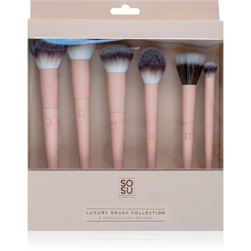 Luxury Brush Face Collection set de brochas para el rostro 6 ud - SOSU Cosmetics - Modalova