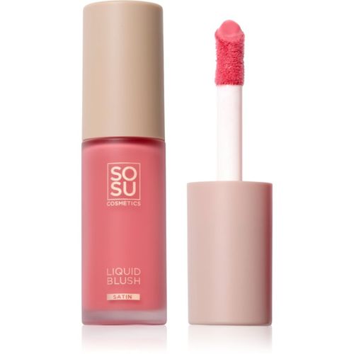 Liquid Blush Satin colorete líquido tono Pink Pop 9 ml - SOSU Cosmetics - Modalova