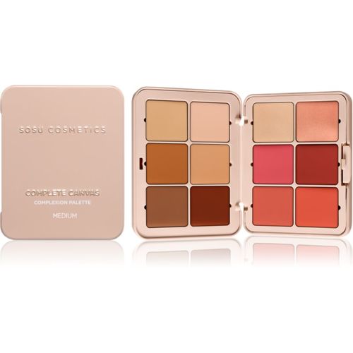 Complete Canvas Complexion Palette paleta multiusos para el rostro tono Medium 26.4 g - SOSU Cosmetics - Modalova