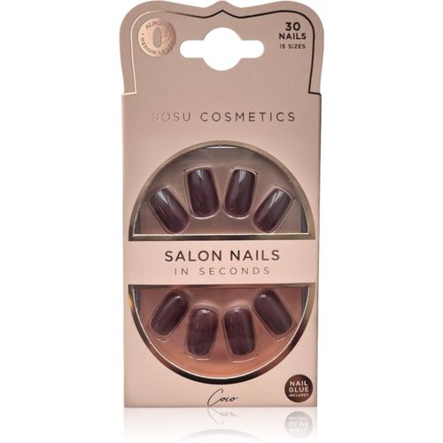 Salon Nails uñas postizas tono Coco 30 ud - SOSU Cosmetics - Modalova