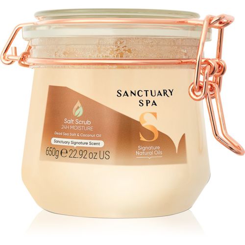 Signature Natural Oils Salz-Peeling zum nähren und Feuchtigkeit spenden 650 g - Sanctuary Spa - Modalova