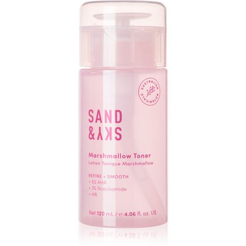 The Essentials Marshmallow Toner lozione tonica esfoliante delicata per rigenerare la superficie della pelle 120 ml - Sand & Sky - Modalova