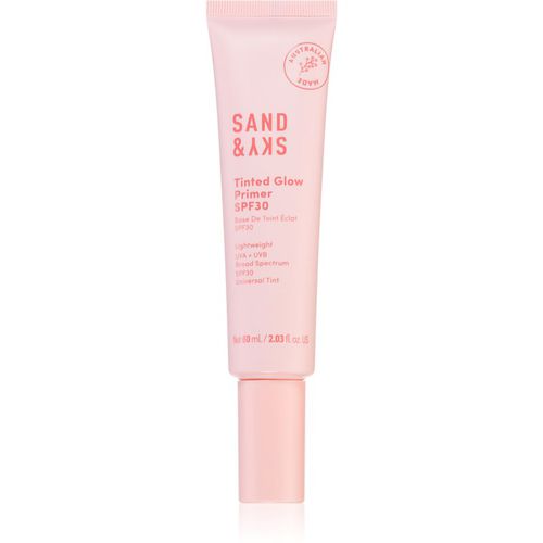 Tinted Glow Primer SPF 30 Fluido facial protector tonificado SPF 30 60 ml - Sand & Sky - Modalova