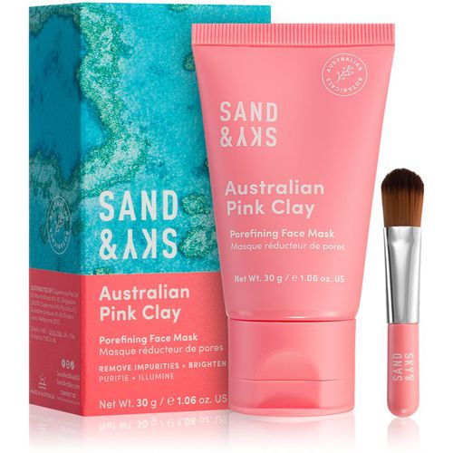 Australian Pink Clay Porefining Face Mask Detox-Maske vergrößerte Poren 30 g - Sand & Sky - Modalova