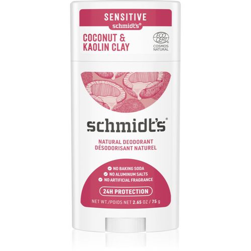 Coconut & Kaolin Clay deodorante solido 24 ore 75 g - Schmidt's - Modalova