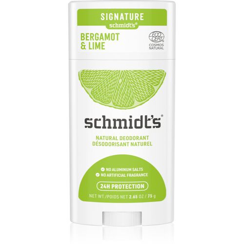 Bergamot + Lime deodorante solido relaunch 75 g - Schmidt's - Modalova