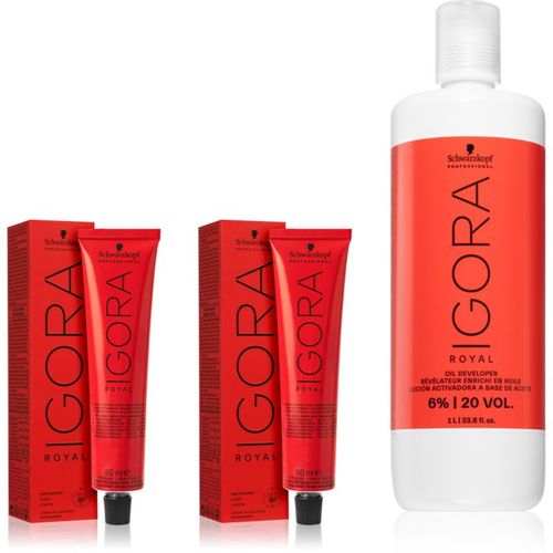 IGORA Royal set para teñir el cabello tono 5-0; 6-0 - Schwarzkopf Professional - Modalova