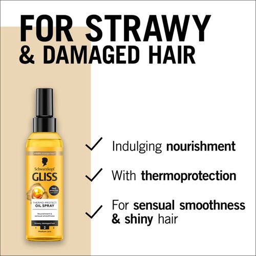 Gliss Oil Nutritive aceite protector protector de calor para el cabello 150 ml - Schwarzkopf - Modalova
