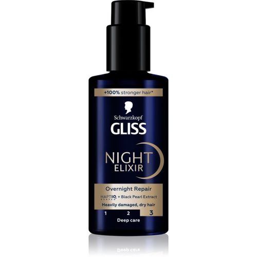 Gliss Night Elixir elixir sin aclarado para cabello maltratado o dañado 100 ml - Schwarzkopf - Modalova