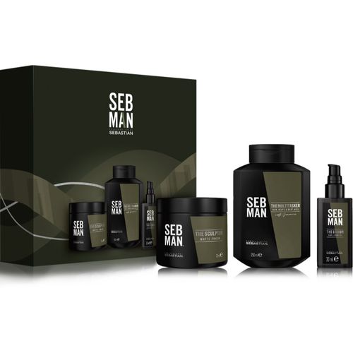 SEB MAN lote de regalo (para cabello, barba y cuerpo) para hombre - Sebastian Professional - Modalova