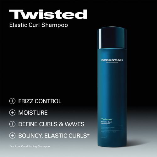 Twisted champú para cabello rizado 250 ml - Sebastian Professional - Modalova