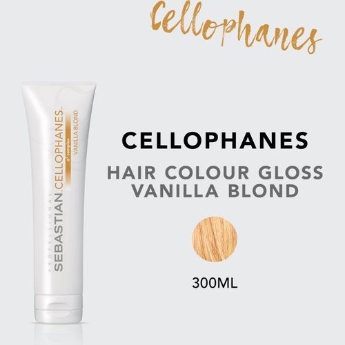 Cellophanes Mascarilla para devolver el brillo al cabello teñido tono Vanilla Blond 300 ml - Sebastian Professional - Modalova