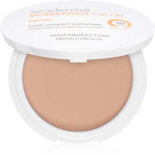 Screenses Color maquillaje compacto en crema SPF 50 tono Light 10 g - Sesderma - Modalova