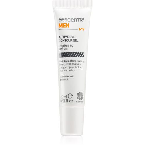 Men gel de contorno de ojos para eliminar hinchazones y ojeras para hombre 15 ml - Sesderma - Modalova