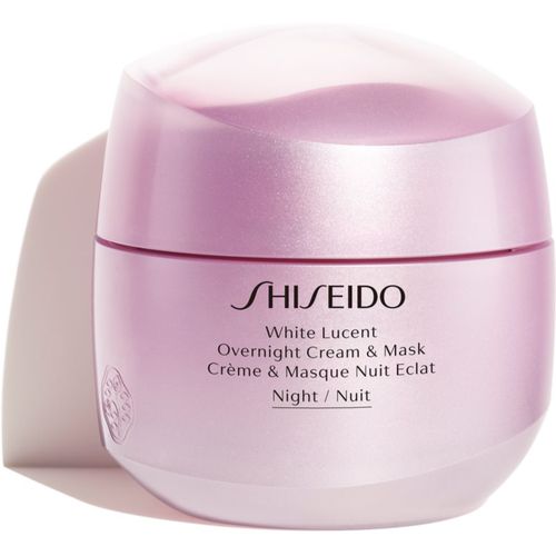 White Lucent Overnight Cream & Mask mascarilla y crema hidratante de noche contra problemas de pigmentación 75 ml - Shiseido - Modalova