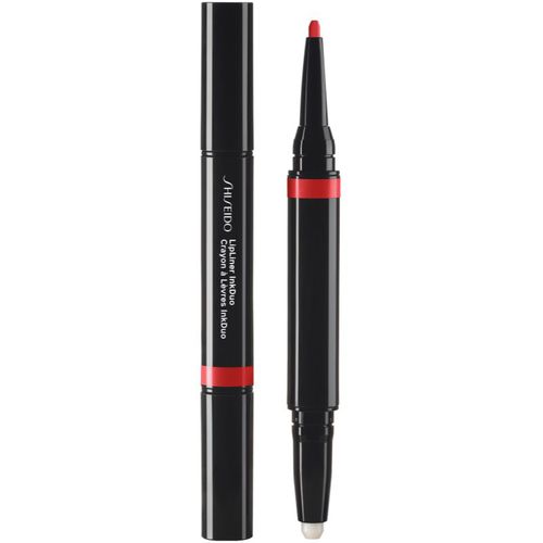 LipLiner InkDuo barra de labios y lápiz delineador para labios con bálsamo tono 07 Poppy 1.1 g - Shiseido - Modalova