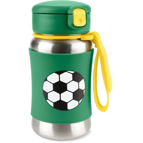 Spark Style Straw Bottle botella de acero inoxidable para agua con pajita Fotbal 12 m+ 350 ml - Skip Hop - Modalova