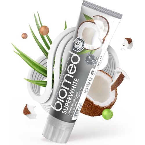 Superwhite pasta de dientes fortalecedora de esmalte con aceite de coco 100 g - Biomed - Modalova