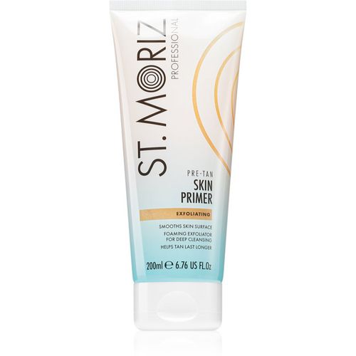 Pre-Tan Skin Primer exfoliante de ducha para antes de aplicar productos autobronceadores 200 ml - St. Moriz - Modalova