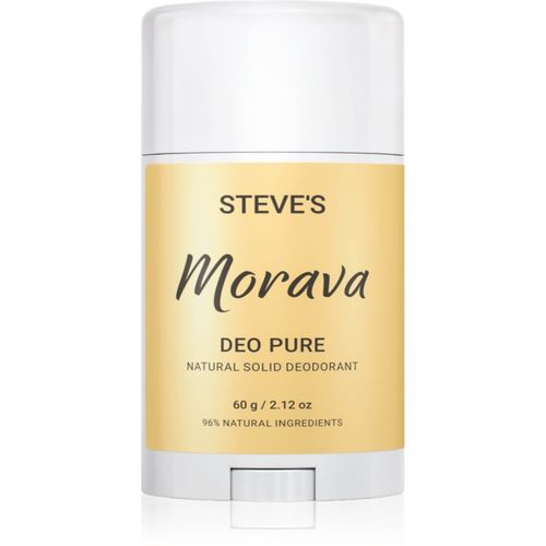 DEO PURE Morava desodorante en barra sin sales de aluminio 60 g - Steve's - Modalova