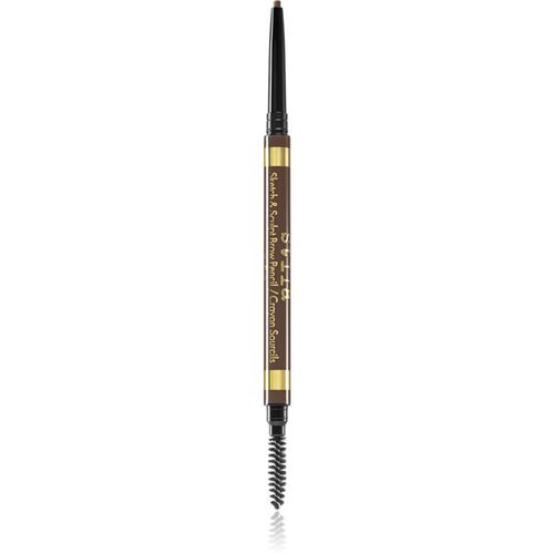 Sketch & Sculpt lápiz automático para cejas con cepillo Dark 0,04 g - Stila Cosmetics - Modalova