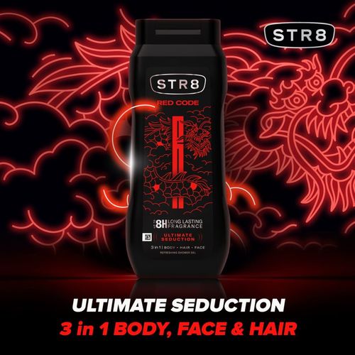 Red Code Shower Gel gel de ducha para hombre 400 ml - STR8 - Modalova