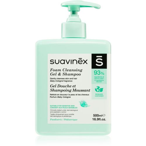 Foam Cleansing Gel & Shampoo champú en mousse para bebé lactante Baby Cologne 500 ml - Suavinex - Modalova