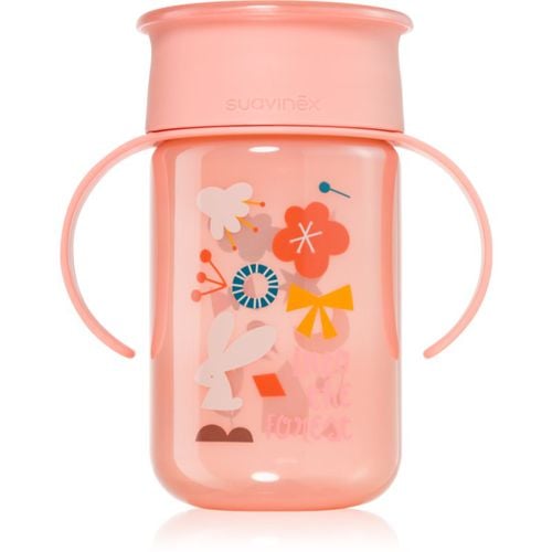 Forest 360° vaso de entrenamiento con asas 12 m+ Pink 340 ml - Suavinex - Modalova