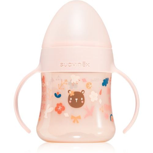 Forest First bottiglia per bambini con maniglie 4 m+ Pink 150 ml - Suavinex - Modalova