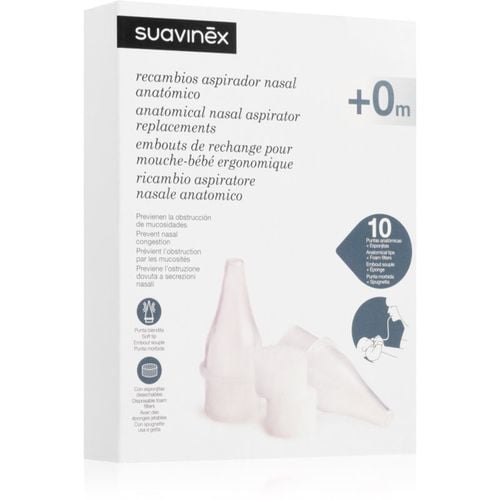 Anatomical Nasal Aspirator Replacements beccucci di ricambio per l’aspiratore di muco 12 pz - Suavinex - Modalova