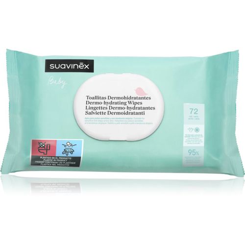 Baby Dermo-hydrating Wipes toallitas húmedas para rostro y cuerpo 72 ud - Suavinex - Modalova