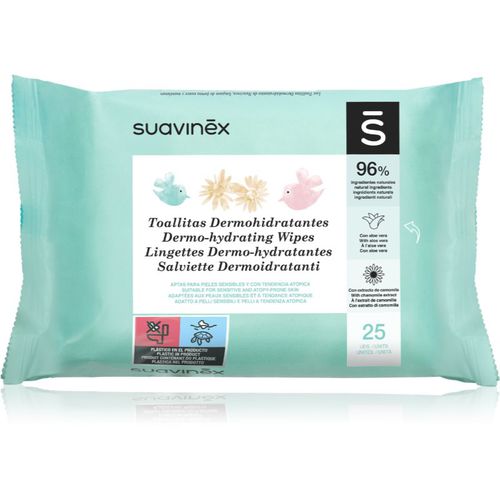 Baby Dermo-hydrating Wipes salviette umidificate per viso e corpo 25 pz - Suavinex - Modalova