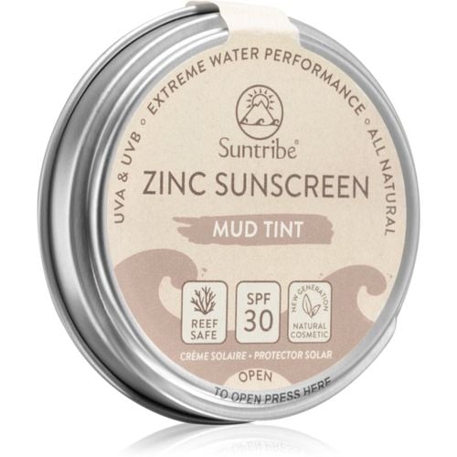 Zinc Sunscreen crema protettiva minerale per viso e corpo SPF 30 Mud Tint 45 g - Suntribe - Modalova