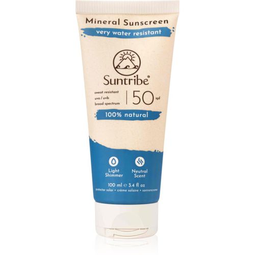 Mineral Sunscreen crema protettiva minerale per viso e corpo SPF 50 100 ml - Suntribe - Modalova