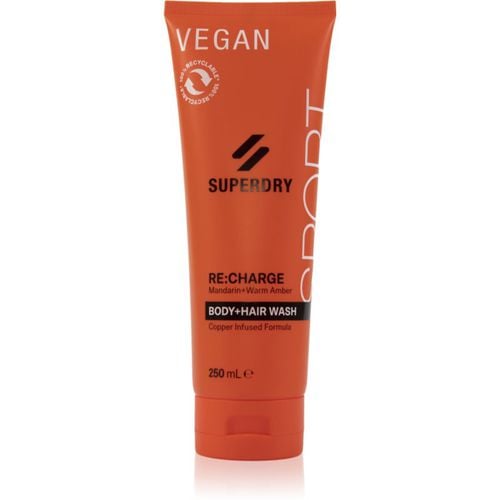 RE:charge gel de ducha para cabello y cuerpo para hombre 250 ml - Superdry - Modalova