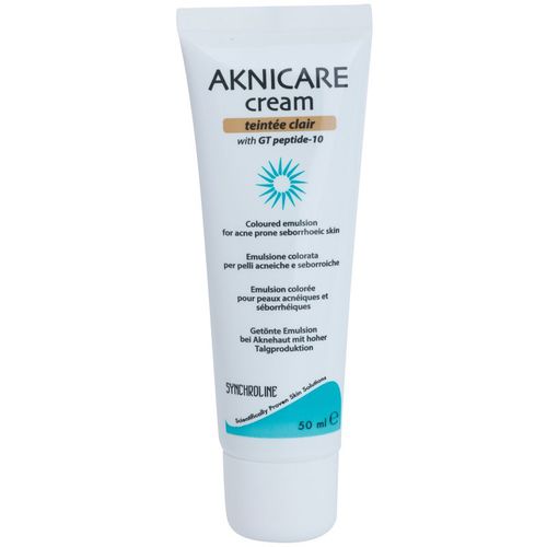 Aknicare crema contro l'acne e la dermatite seborroica colore Clair 50 ml - Synchroline - Modalova