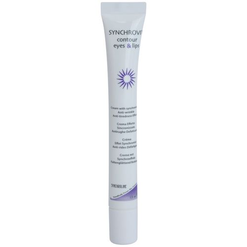 Synchrovit crema rejuvecenedora para contorno de ojos y labios (Contour Eyes & Lips, with Vitamin A, Vitamin E, Hyaluronic Acid and Alpha - Synchroline - Modalova