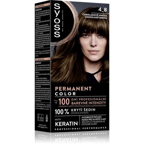 Permanent Color tinte permanente para cabello tono 4_8 Chocolate Brown 1 ud - Syoss - Modalova