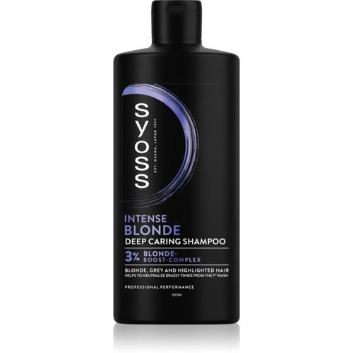 Intense Blonde champú violeta para cabello rubio y canoso 440 ml - Syoss - Modalova